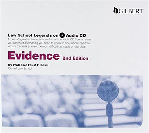 evidence law school legends audio series Kindle Editon